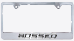 BOSSED Collection - Custom BOSSED License Plate frame. Stylish.