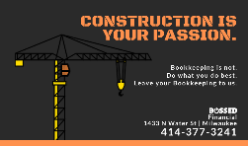Construction is your passion.
