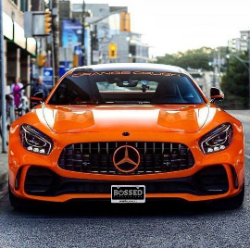 BOSSED license plate frame